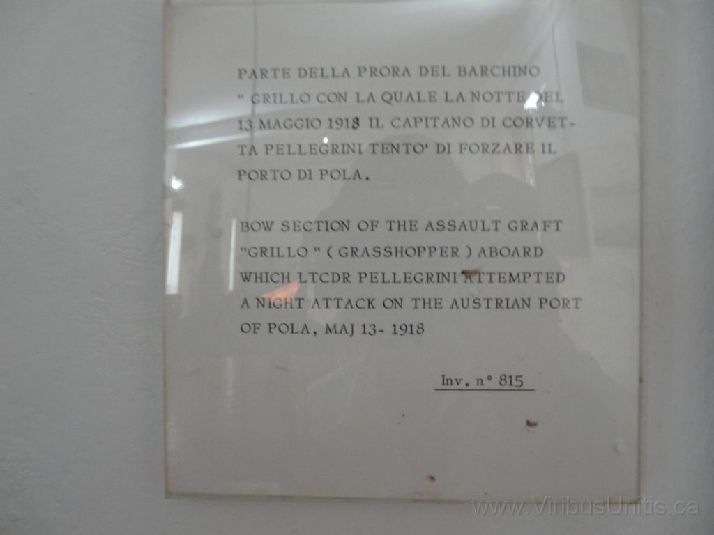 P1060816.JPG - Bow section of assualt craft "Grillo"