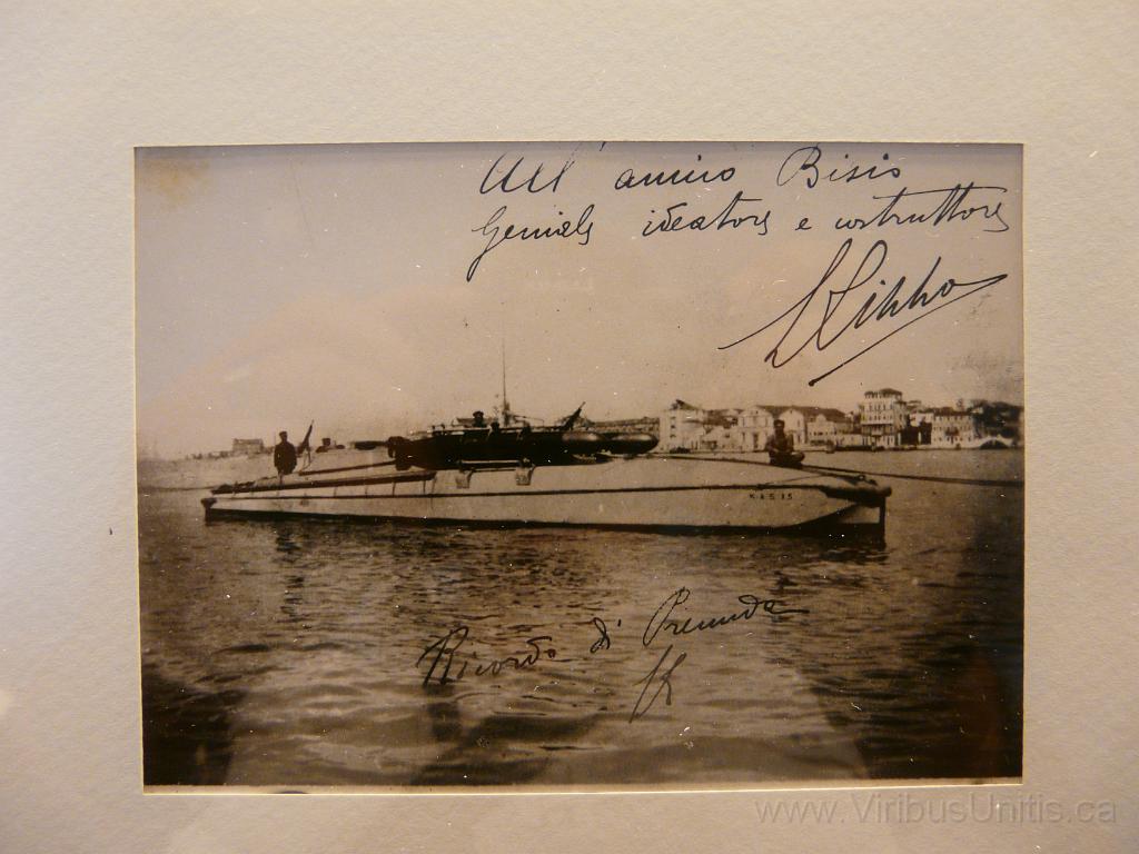 P1060830.JPG - Italian MAS-15 which sank the AH Battleship Szent Istvan