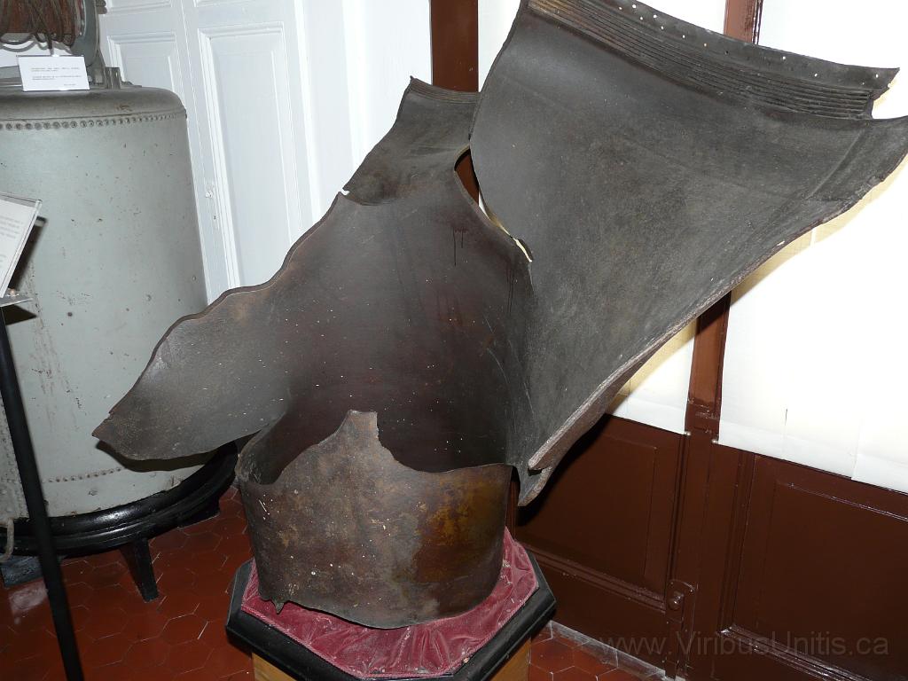 P1060835.JPG - Fragment of the manned torpedo that sank the AH Battleship Viribus Unitis